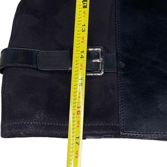 Cole Haan Women's Kinley Tall Black Leather Riding Boot Size US 7 - Picture 10 of 11